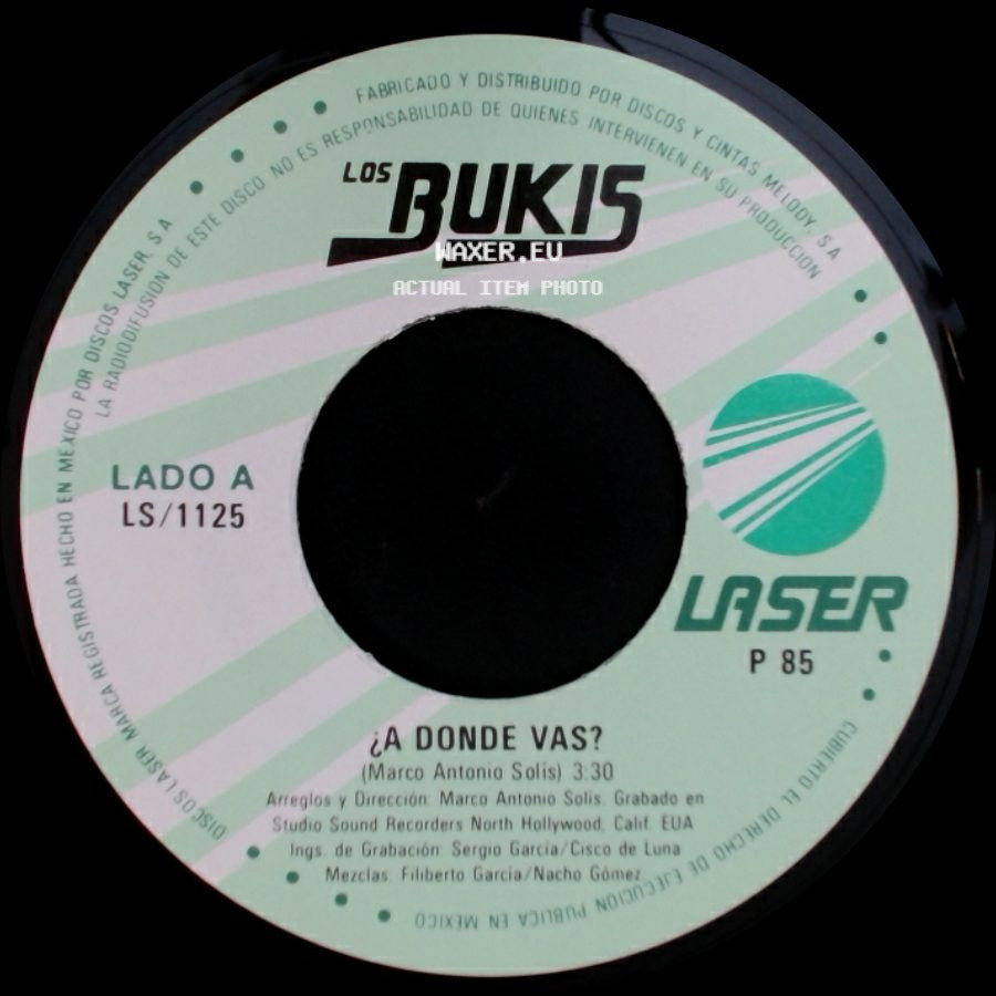Los Bukis - ¿A Donde Vas? / Fijate, Fijate side A