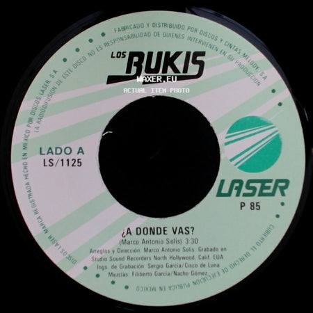 Los Bukis - ¿A Donde Vas? / Fijate, Fijate side A