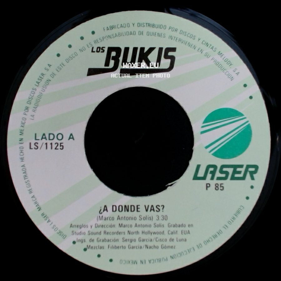 Los Bukis - ¿A Donde Vas? / Fijate, Fijate side A