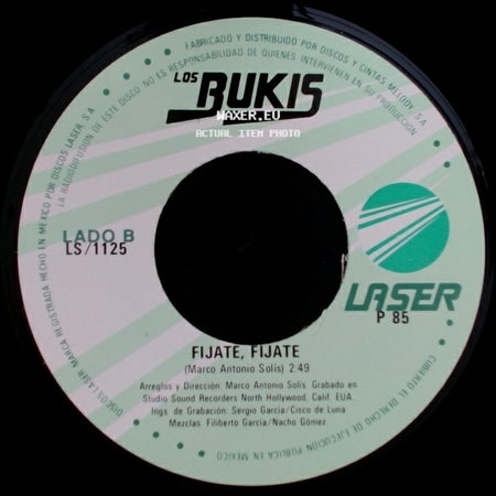 Los Bukis - ¿A Donde Vas? / Fijate, Fijate side B