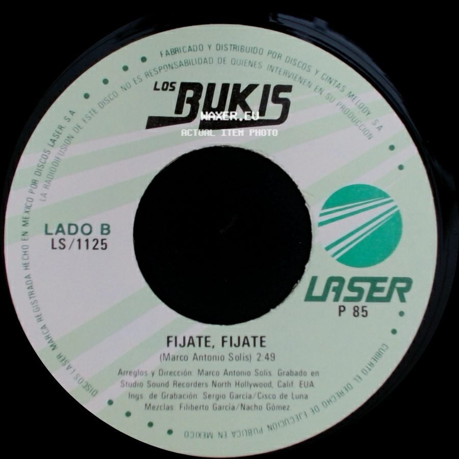 Los Bukis - ¿A Donde Vas? / Fijate, Fijate side B