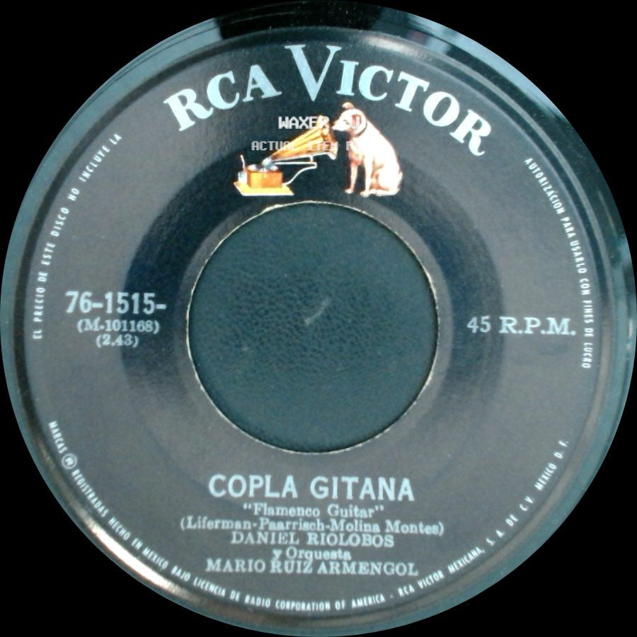 Daniel Riolobos Y Orquesta Mario Ruiz Armengol - Guitarras En La Noche / Copla Gitana side B