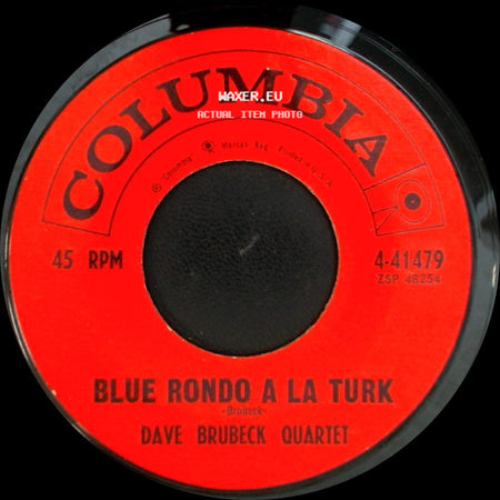 Dave Brubeck Quartet - Take Five / Blue Rondo A La Turk side B