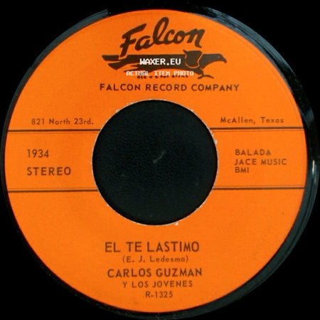 Carlos Guzman Y Los Jovenes - Estoy Muy Quemado / El Te Lastimo side B