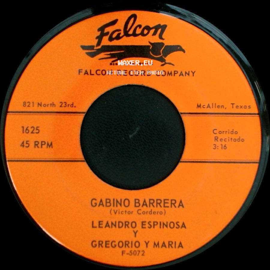 Leandro Espinosa Y Gregorio Y Maria / Gabino Barrera - El 24 De Junio / Leandro Espinosa Y Gregorio Y Maria side B