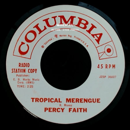 Percy Faith - Delicado / Tropical Merengue side B