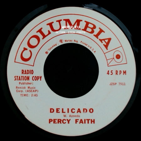 Percy Faith - Tropical Merengue / Delicado side B