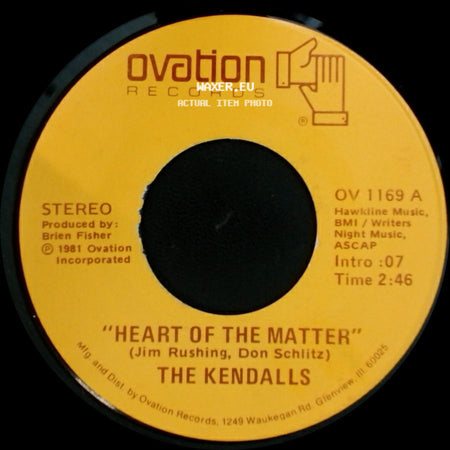 The Kendalls - Heart Of The Matter / Mandolin Man side A