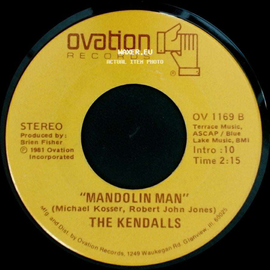 The Kendalls - Heart Of The Matter / Mandolin Man side B