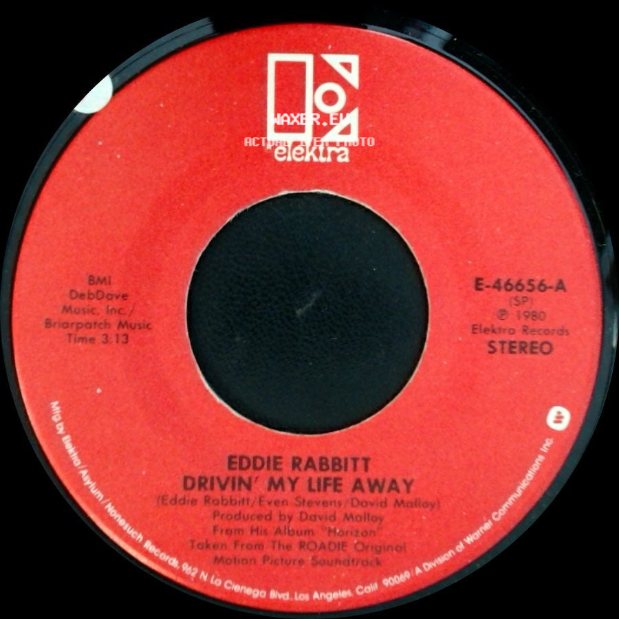 Eddie Rabbitt - Drivin' My Life Away / Pretty Lady side A