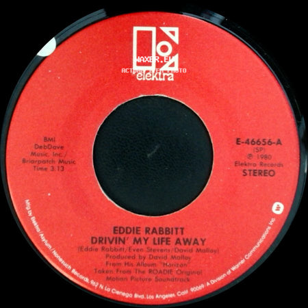 Eddie Rabbitt - Drivin' My Life Away / Pretty Lady side A