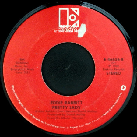 Eddie Rabbitt - Drivin' My Life Away / Pretty Lady side B