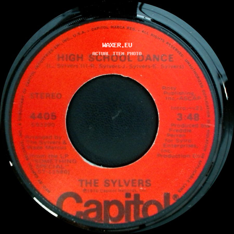 The Sylvers - High School Dance / Lovin' You Is Like Lovin' The Wind side A
