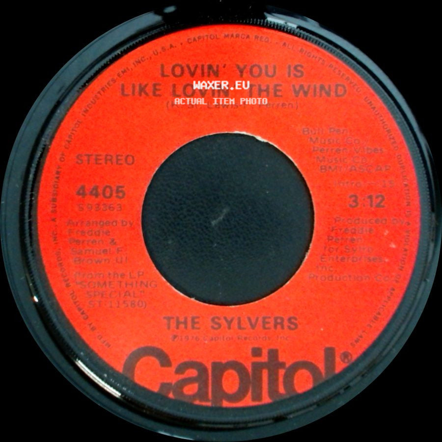 The Sylvers - High School Dance / Lovin' You Is Like Lovin' The Wind side B