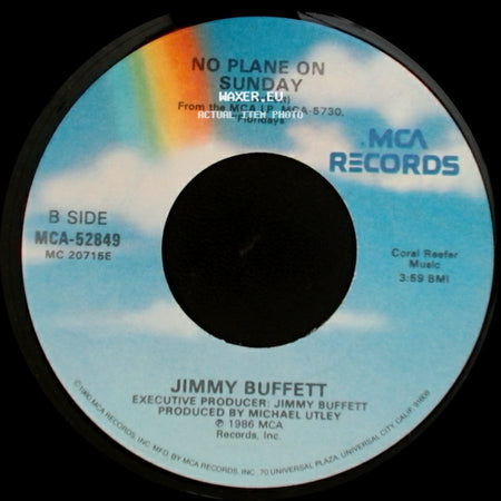 Jimmy Buffett - I Love The Now / No Plane On Sunday side B