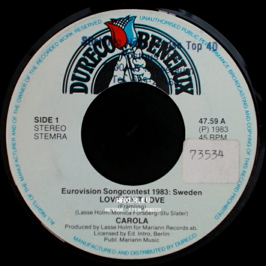 Carola - Love Isn't Love / Life side A