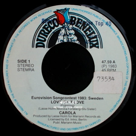 Carola - Love Isn't Love / Life side A