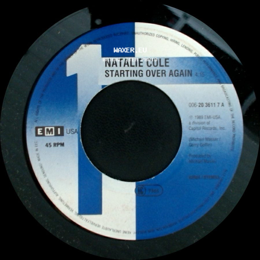 Natalie Cole - I Do Duet With Freddie Jackson / Starting Over Again side B