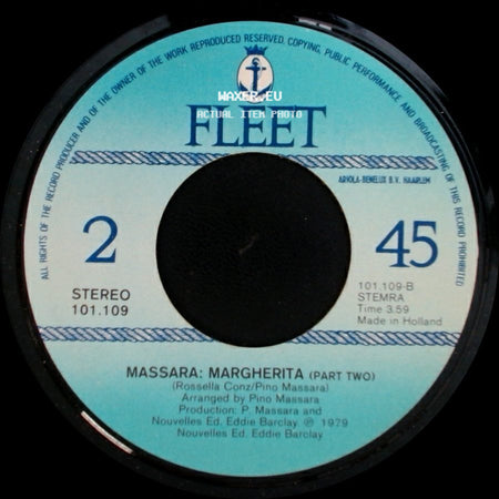 Massara - Massara: Margherita (Part Two) / Margherita (Part One) side A