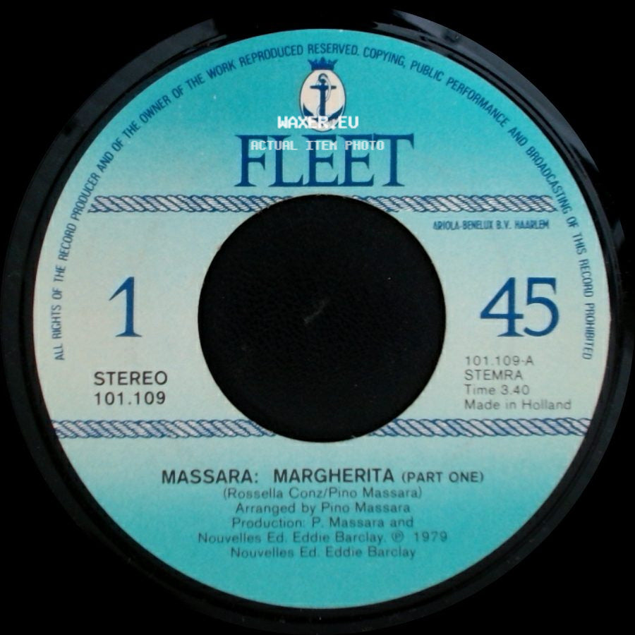 Massara - Massara: Margherita (Part Two) / Margherita (Part One) side B