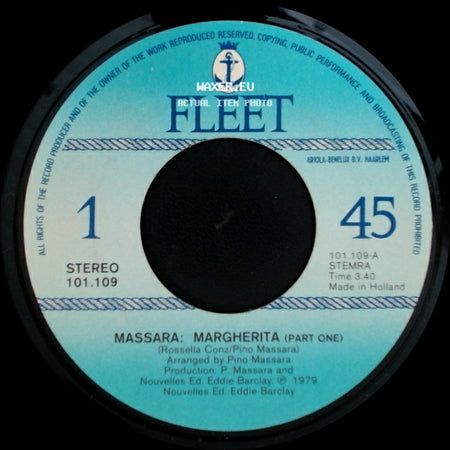 Massara - Massara: Margherita (Part Two) / Margherita (Part One) side B