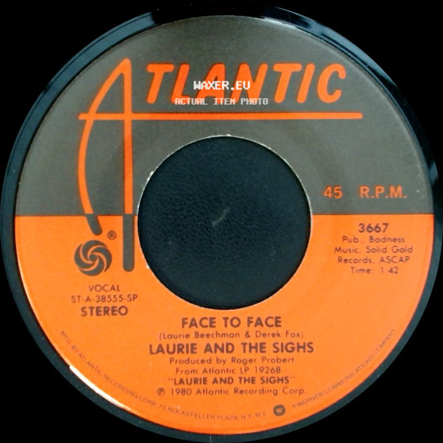 Laurie And The Sighs - Face To Face / Touch Me side A