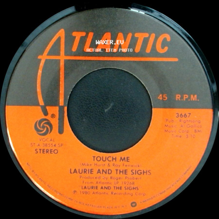 Laurie And The Sighs - Face To Face / Touch Me side B