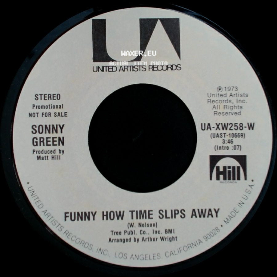 Sonny Green - Funny How Time Slips Away / Funny How Time Slips Away side A