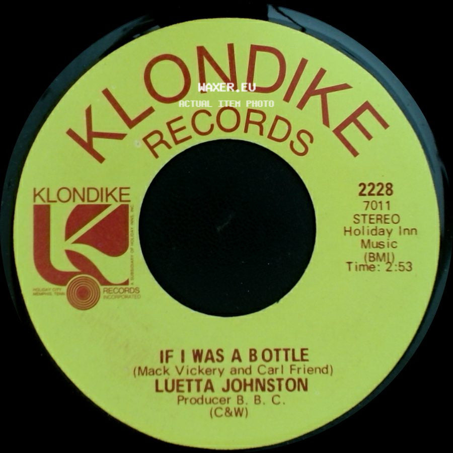 Luetta Johnston - If I Was A Bottle / Hold Our Hearts side A