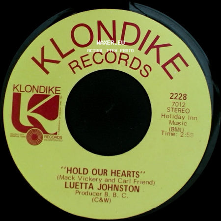 Luetta Johnston - If I Was A Bottle / Hold Our Hearts side B