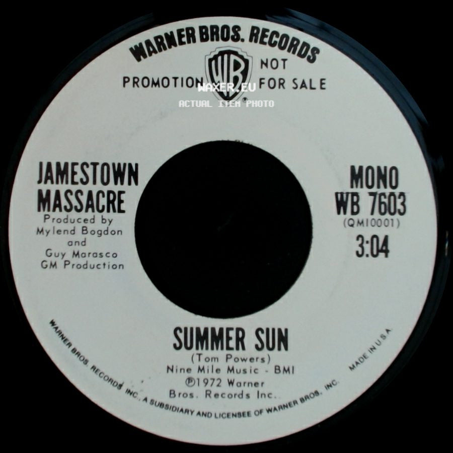 Jamestown Massacre - Summer Sun / Summer Sun side B