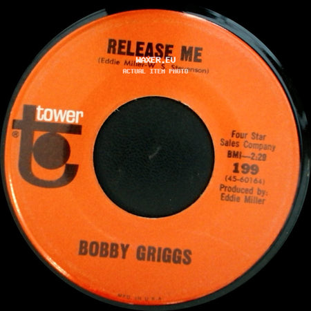 Bobby Griggs - There A Fool Is Waiting / Release Me side B