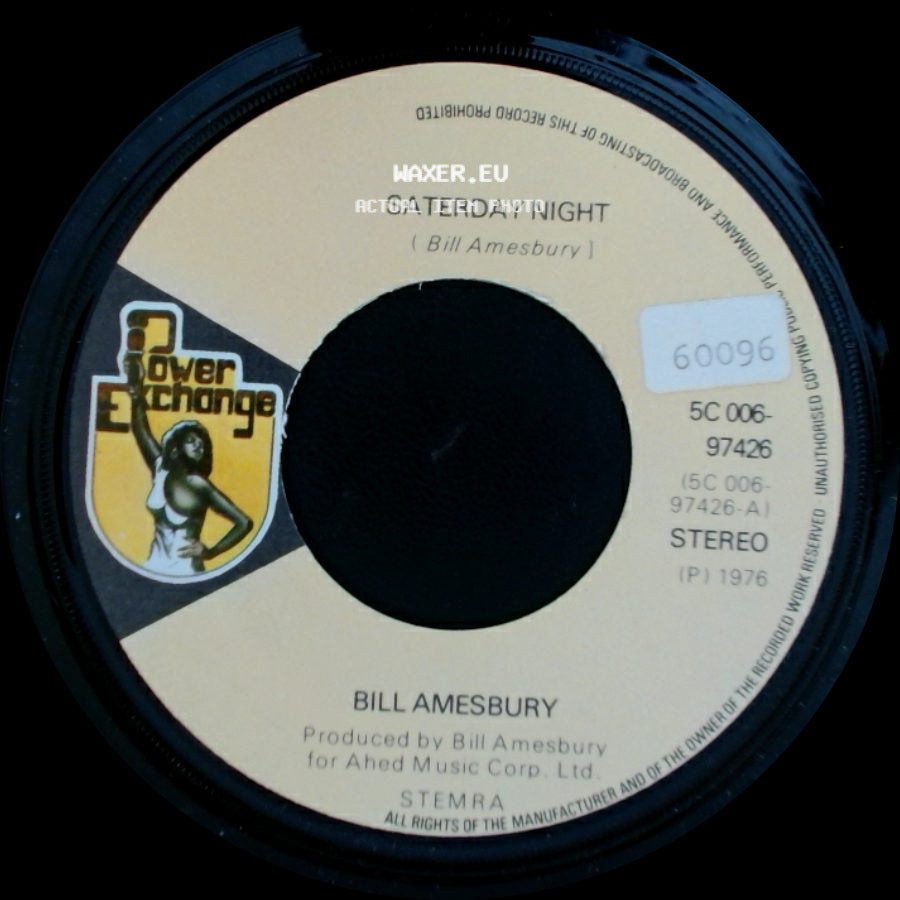 Bill Amesbury - Harlow / Saterday Night side B