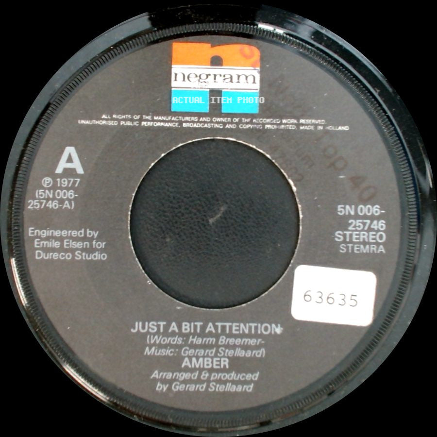 Amber - Maybe, Your Love Makes Me Better / Just A Bit Attention side B
