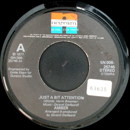 Amber - Maybe, Your Love Makes Me Better / Just A Bit Attention side B