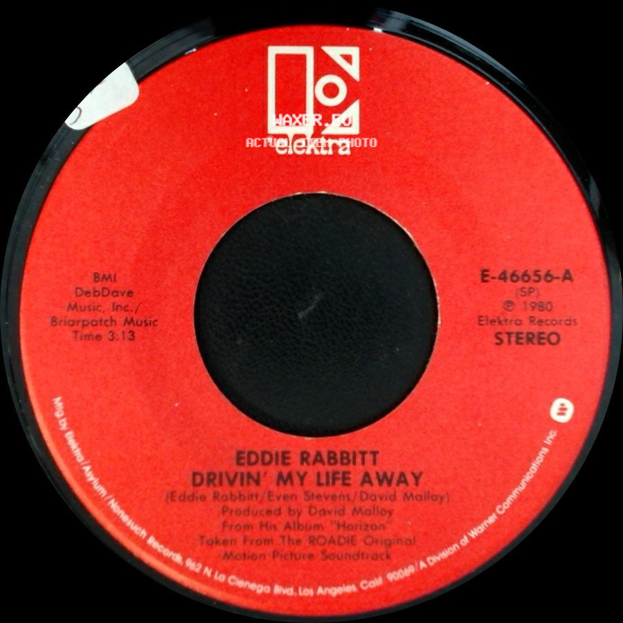 Eddie Rabbitt - Pretty Lady / Drivin' My Life Away side B