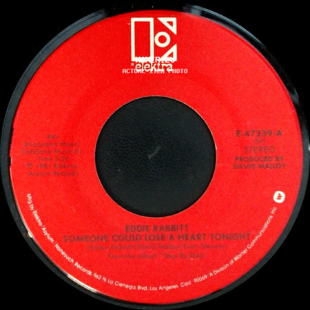 Eddie Rabbitt - Someone Could Lose A Heart Tonight / Nobody Loves Me Like My Baby side A