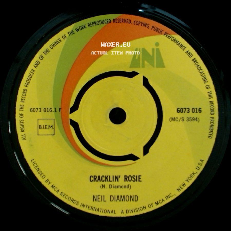 Neil Diamond - Cracklin' Rosie / Lordy side A
