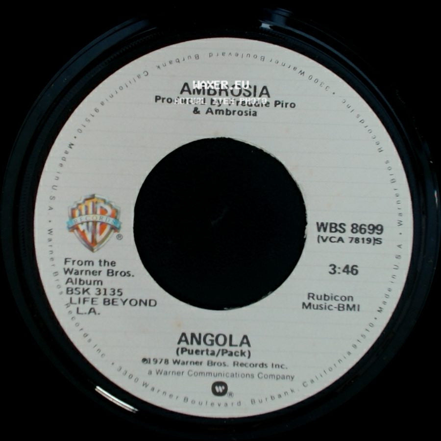 Ambrosia - Life Beyond L.A. / Angola side B