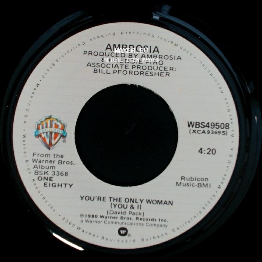 Ambrosia - Shape I'm In / You're The Only Woman (You & I) side B