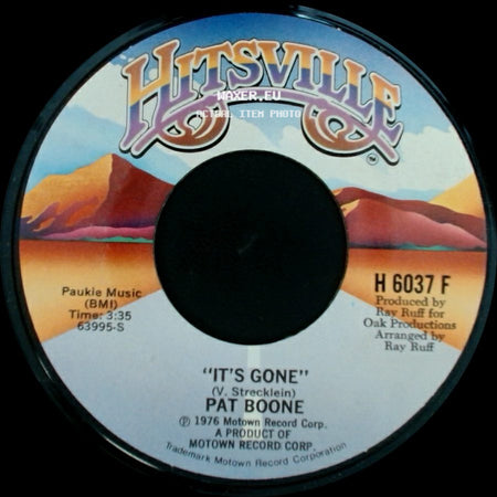 Pat Boone - It's Gone / Texas Woman side A
