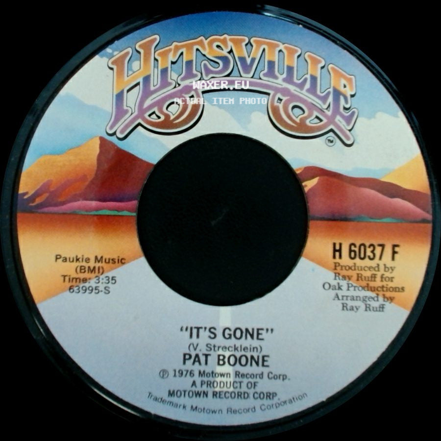 Pat Boone - It's Gone / Texas Woman side A