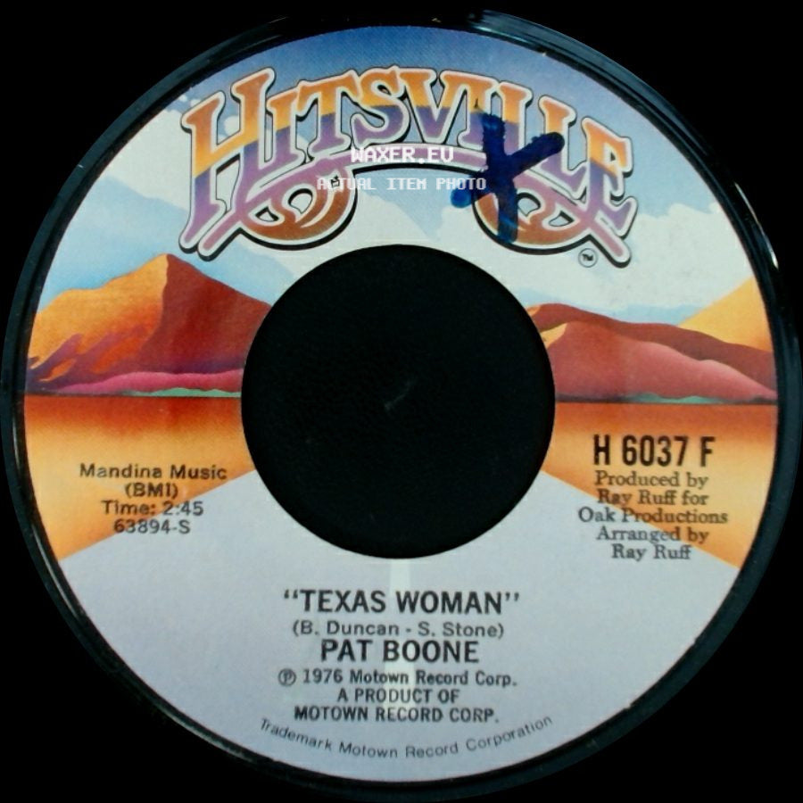 Pat Boone - It's Gone / Texas Woman side B