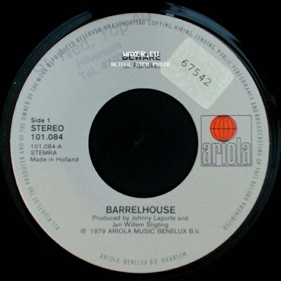 Barrelhouse - Beware / Callin' Out Your Name side A
