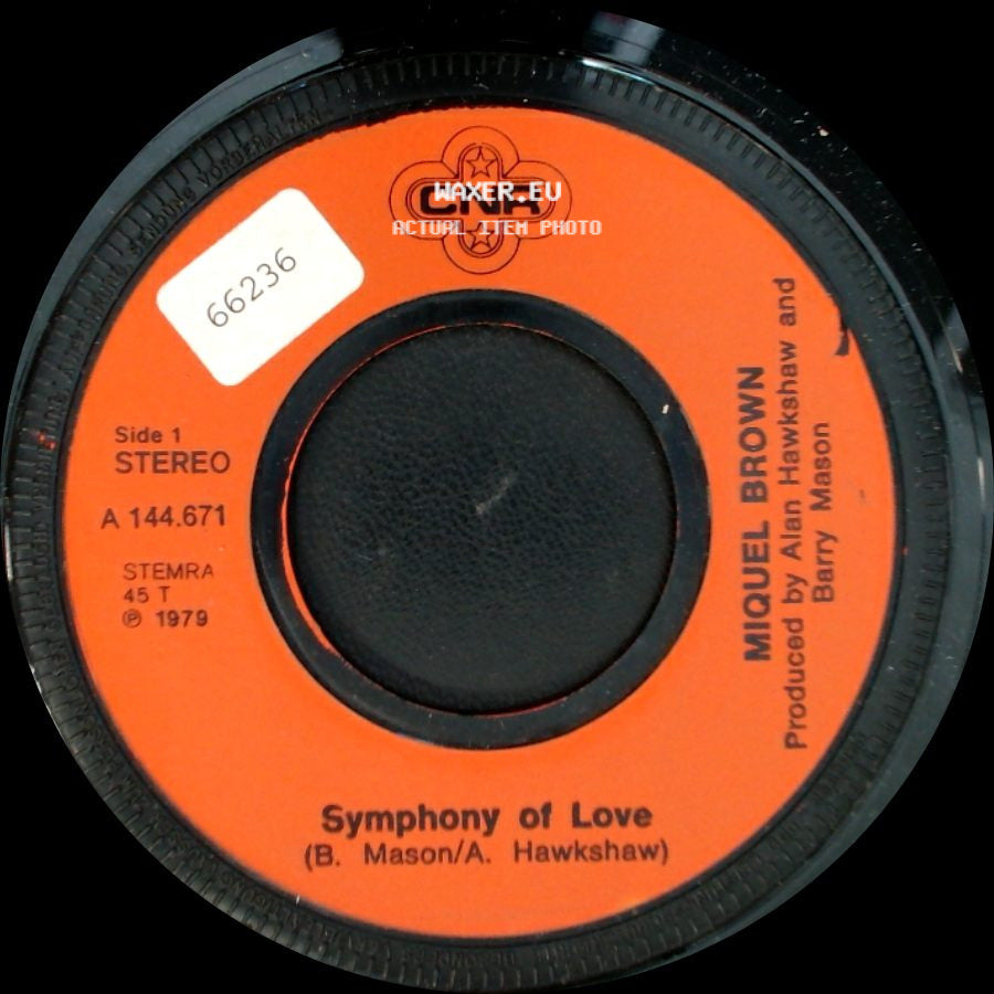 Miquel Brown - Symphony Of Love / When Did It All Begin To End ? side A