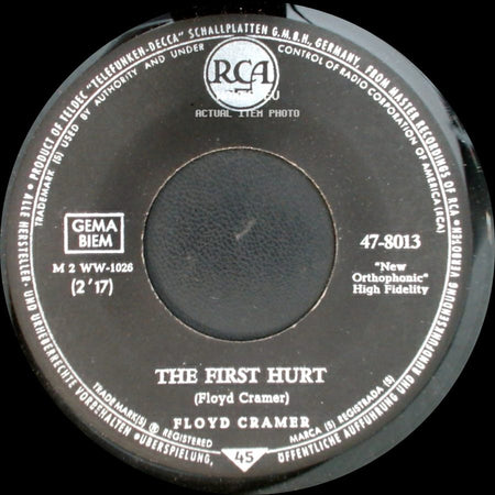 Floyd Cramer - Lovesick Blues / The First Hurt side B