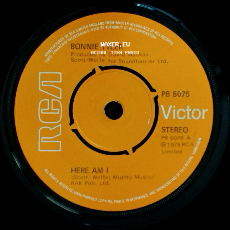 Bonnie Tyler - Here Am I / Don't Stop The Music side A