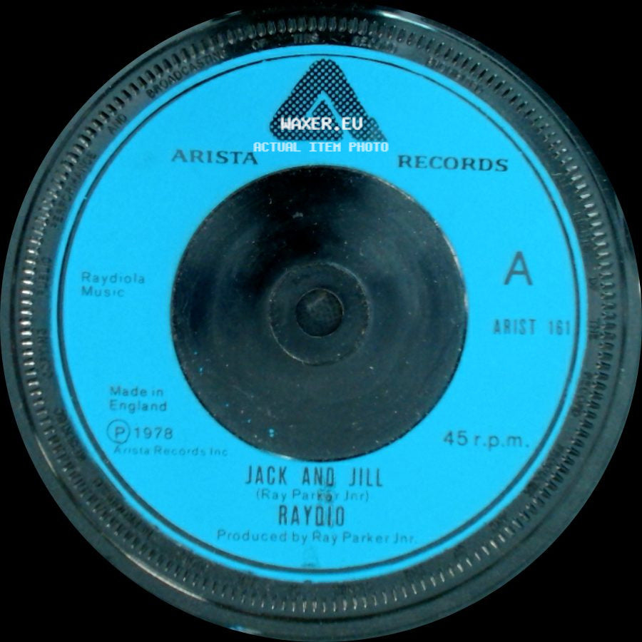 Raydio - Jack And Jill / Get Down side A
