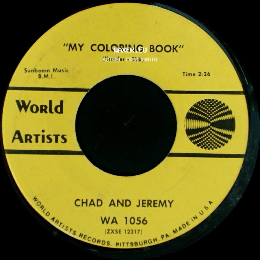 Chad And Jeremy - My Coloring Book / From A Window side A