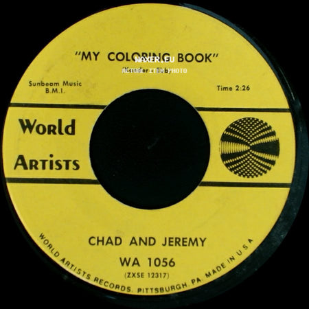 Chad And Jeremy - My Coloring Book / From A Window side A